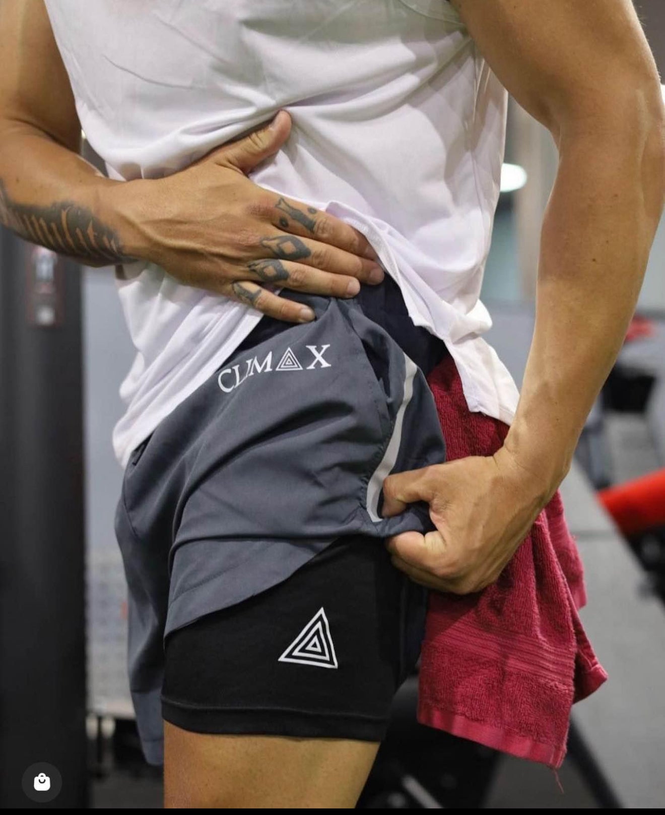 Climax Compression Shorts 2 in 1 with Phone Pocket