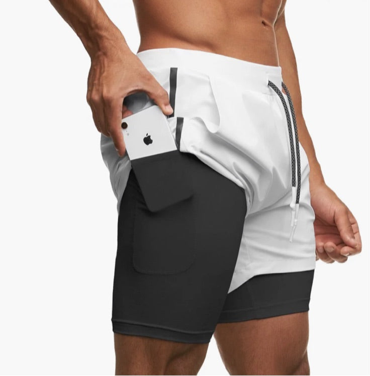 Climax Compression Shorts 2 in 1 with Phone Pocket
