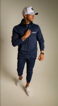 Climax Navy Nylon Tracksuit