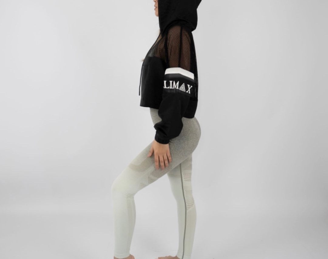 Windbreaker Crop Hoodie