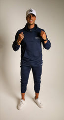 Climax Navy Nylon Tracksuit