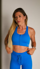 Streamline Seamless Power Zip Sports Bra